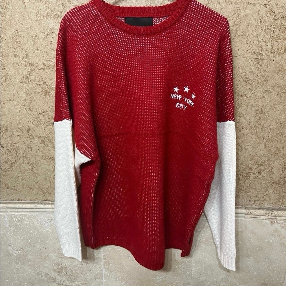 NWOT! New York City oversized heavy sweater/shirt (s)